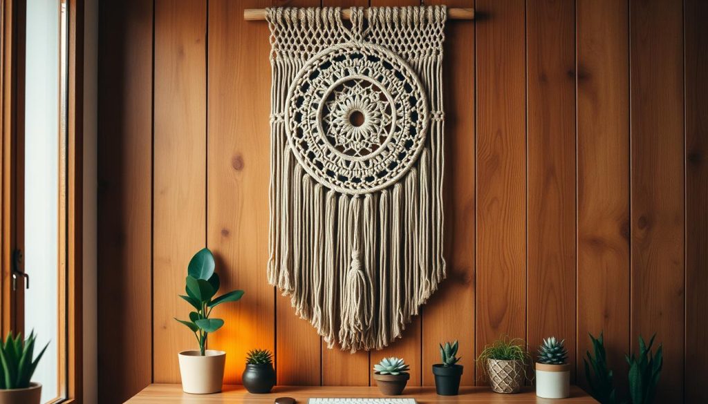 macrame wall decor