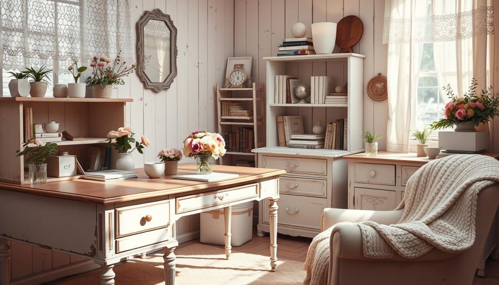 rustic and feminine decor