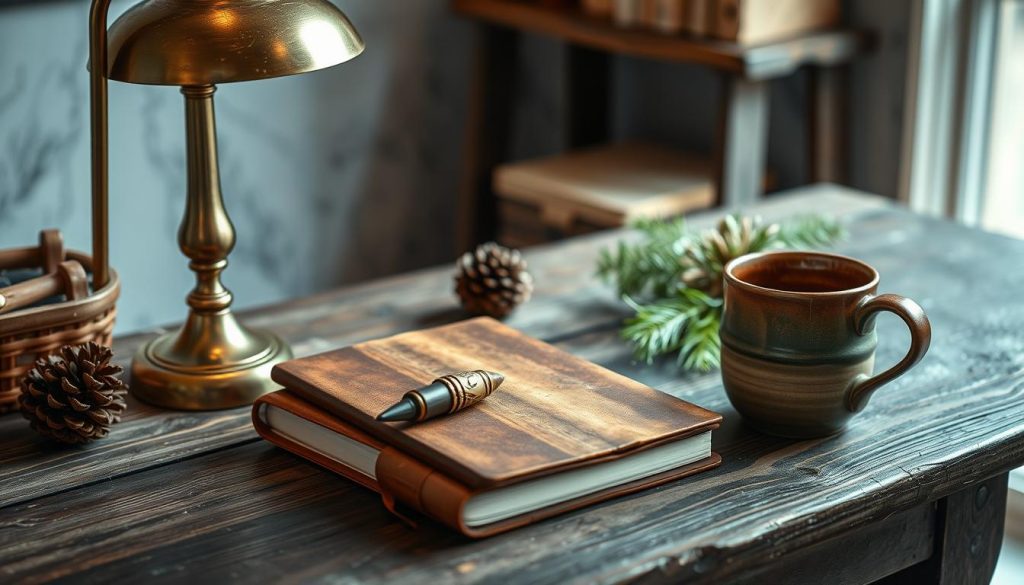 rustic desk accessories