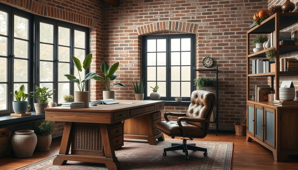 rustic home office essentials