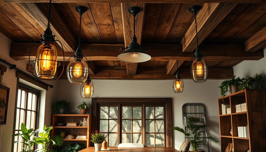 rustic lighting fixtures