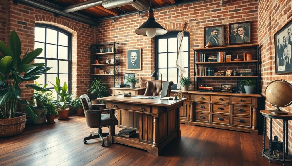 rustic office design