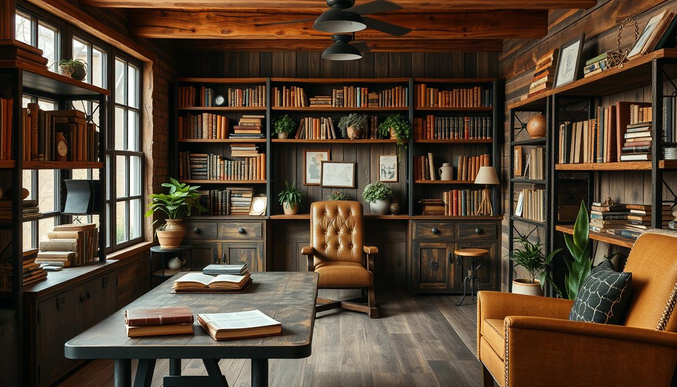 rustic office materials