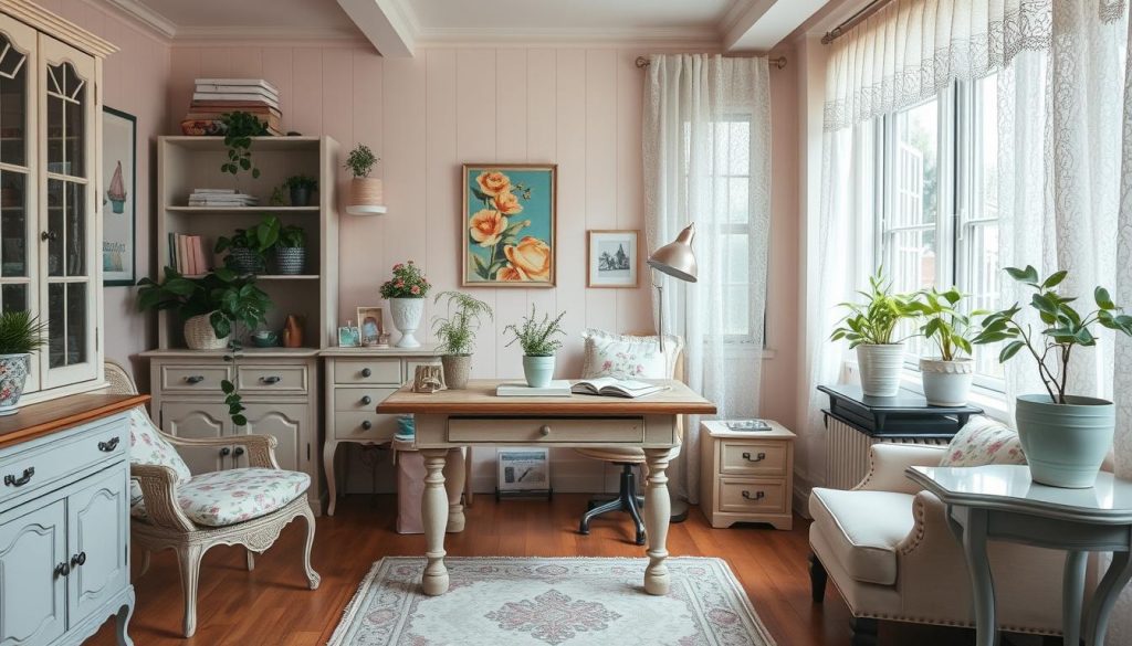 shabby chic modern office