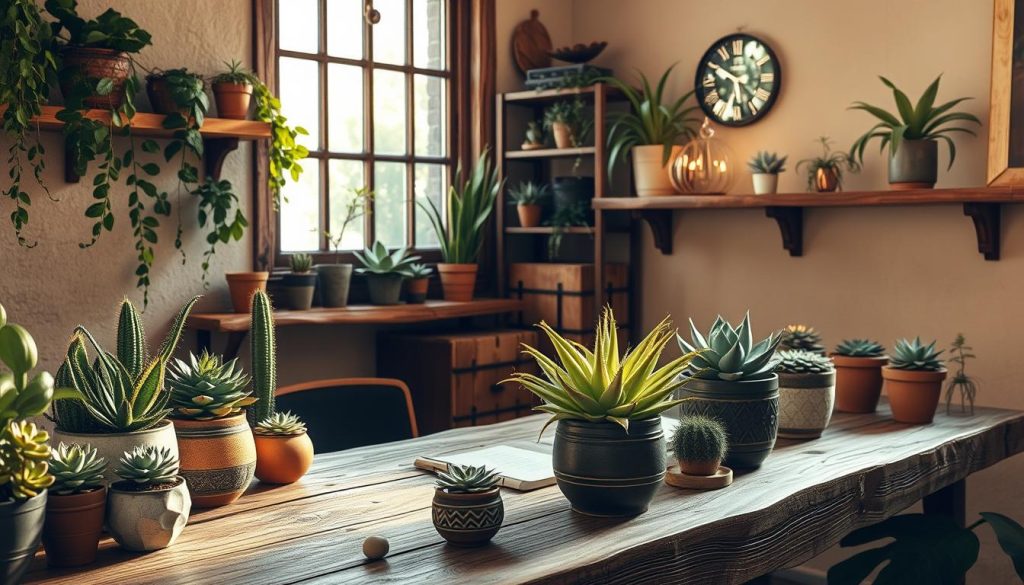 succulents for office