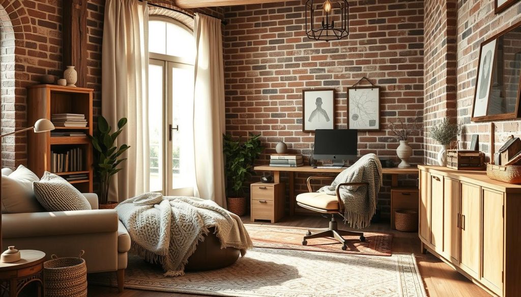 textures for cozy office