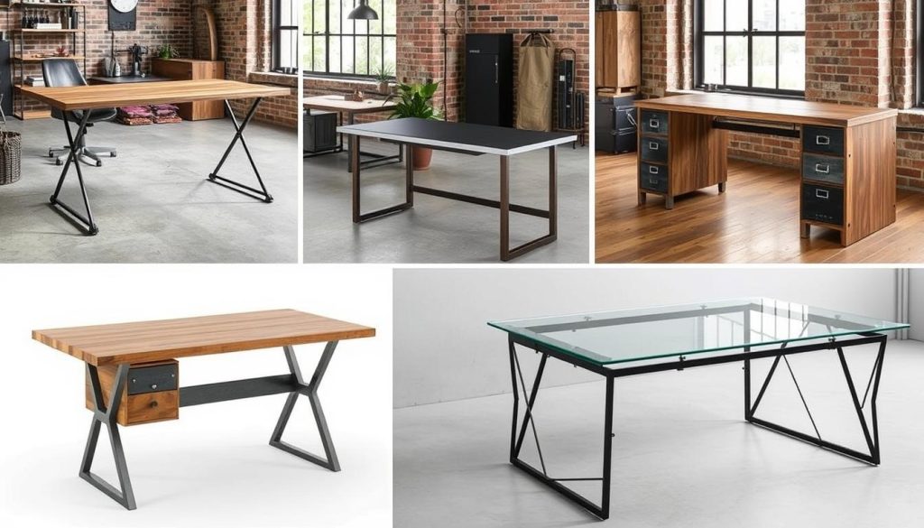 types of industrial office desks