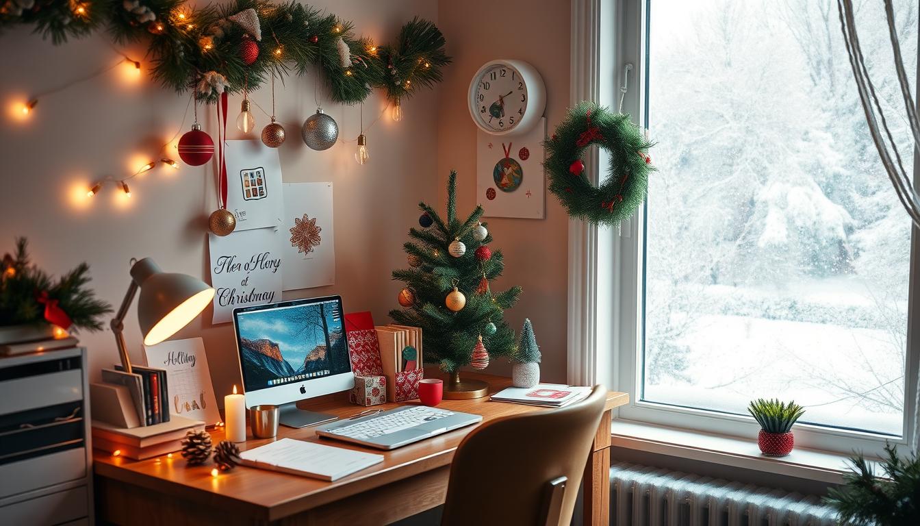 Best Christmas accents for home office decor