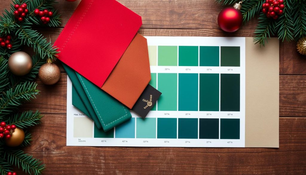 Christmas color palette