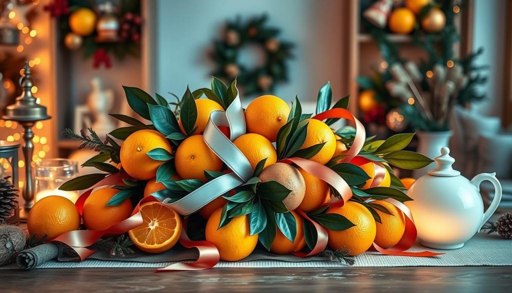 Citrus and Ribbon Decor