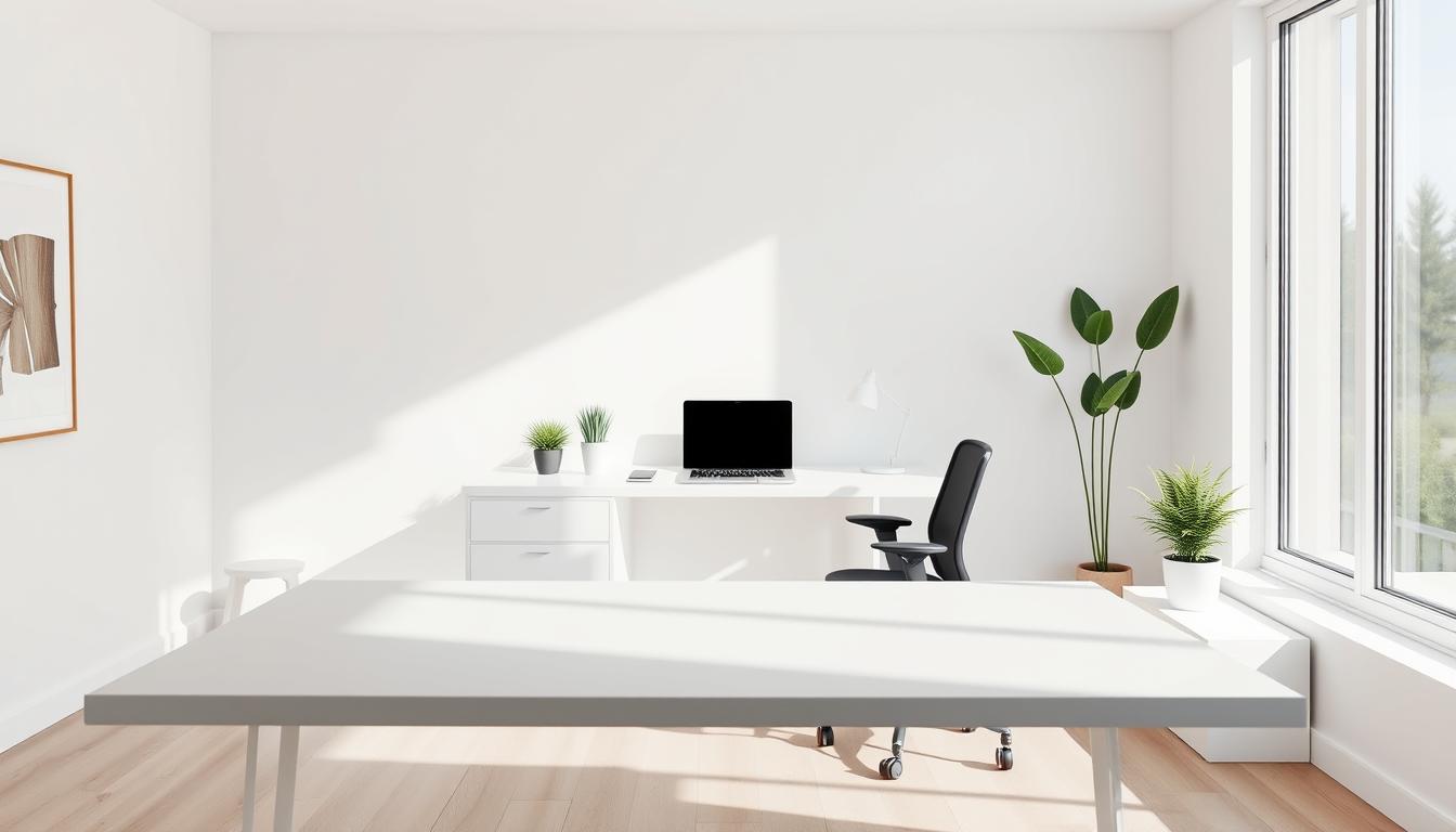 Create minimalist home office