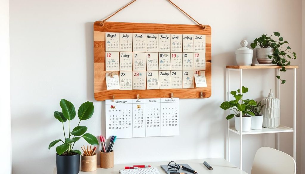 DIY wall calendar