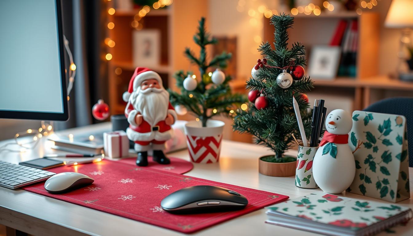 Festive desk accessories home office decor