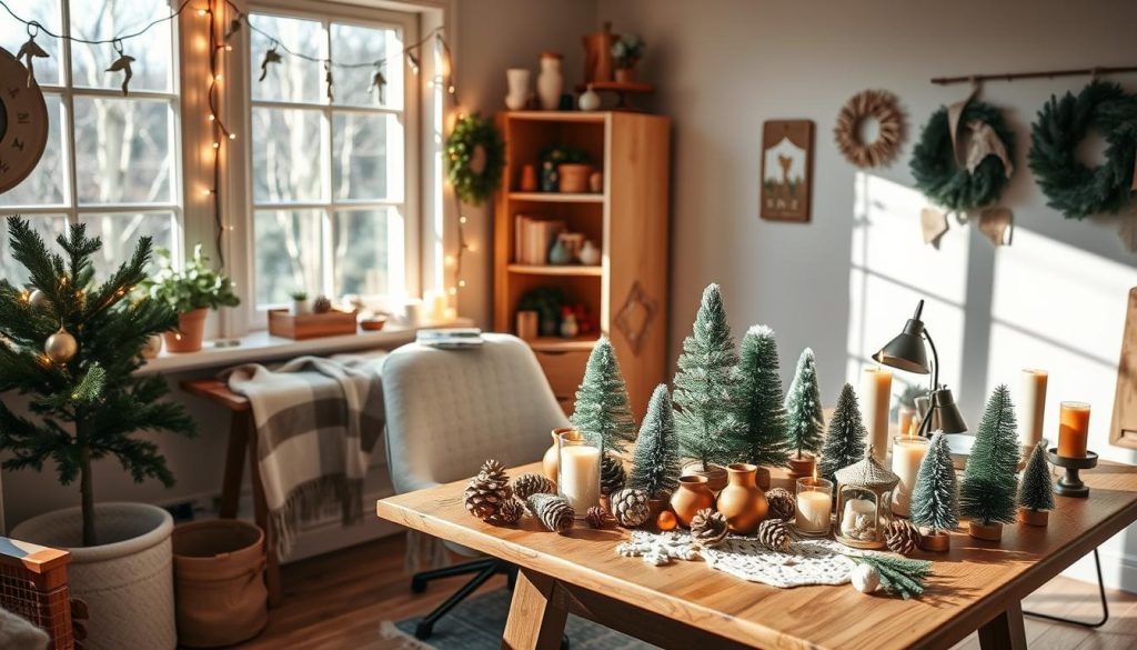 Gathering winter decor