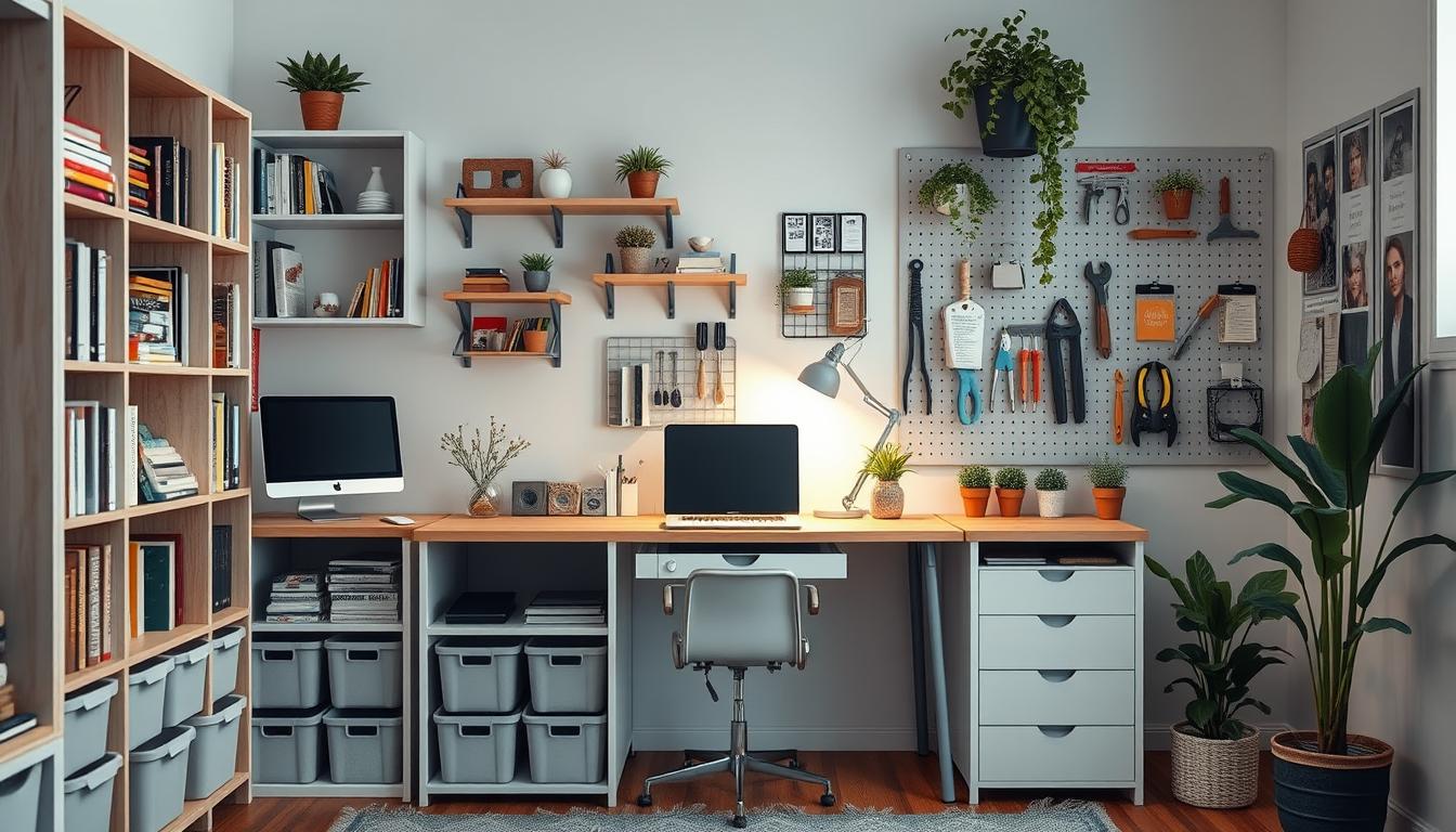 Maximize storage WFH office