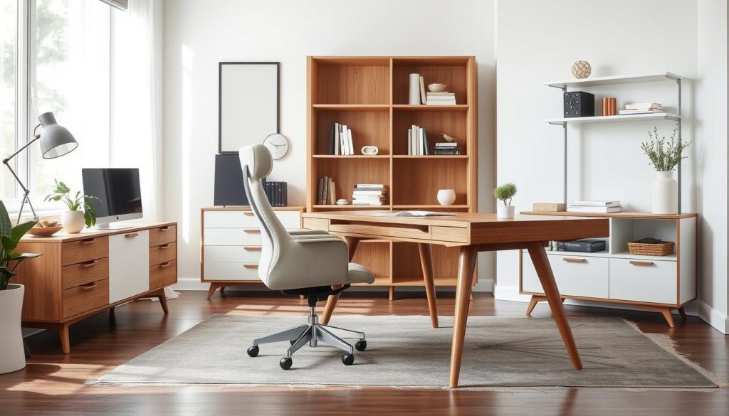 Mid-century modern office furniture