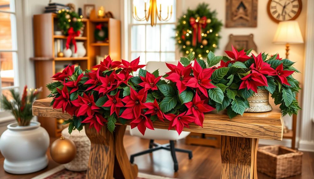 Poinsettia Garland