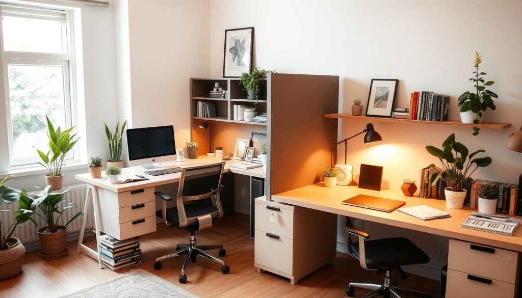 Shared home office