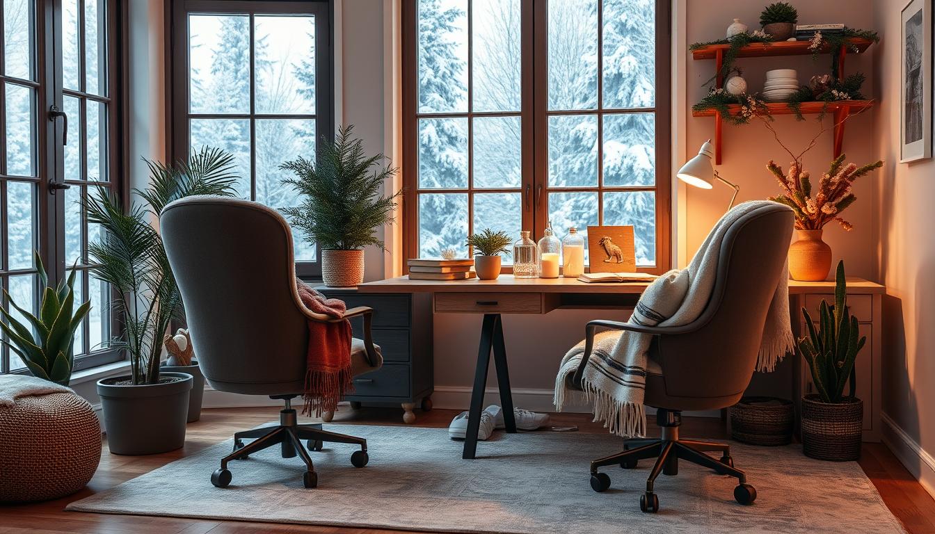 Winter desk chairs home office decor