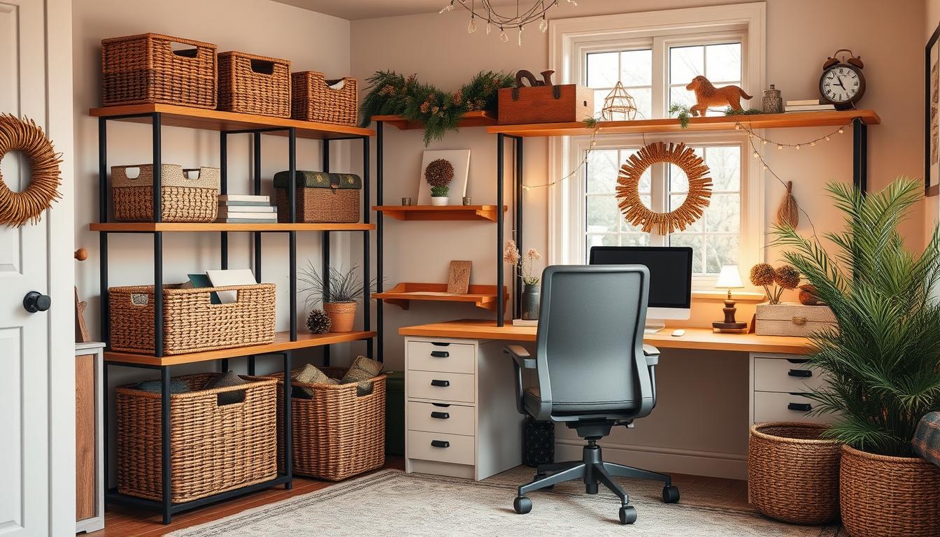 Winter storage solutions home office decor