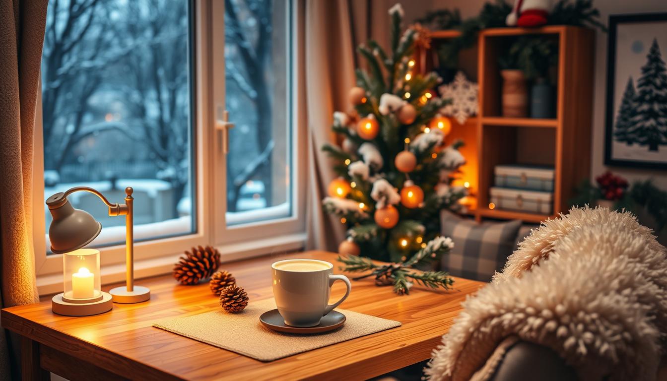 Winter themes in home office decor