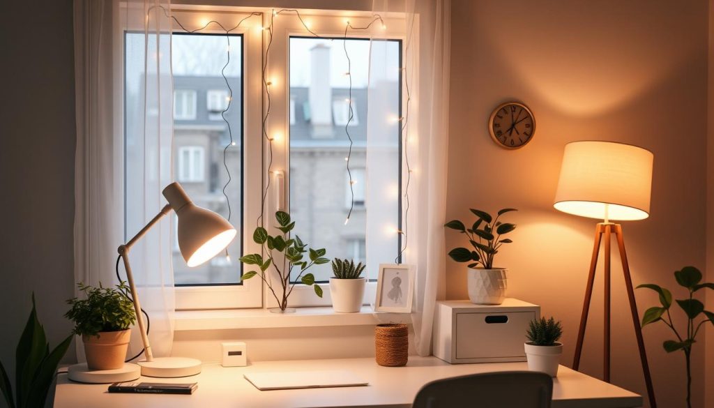 budget-friendly home office lighting