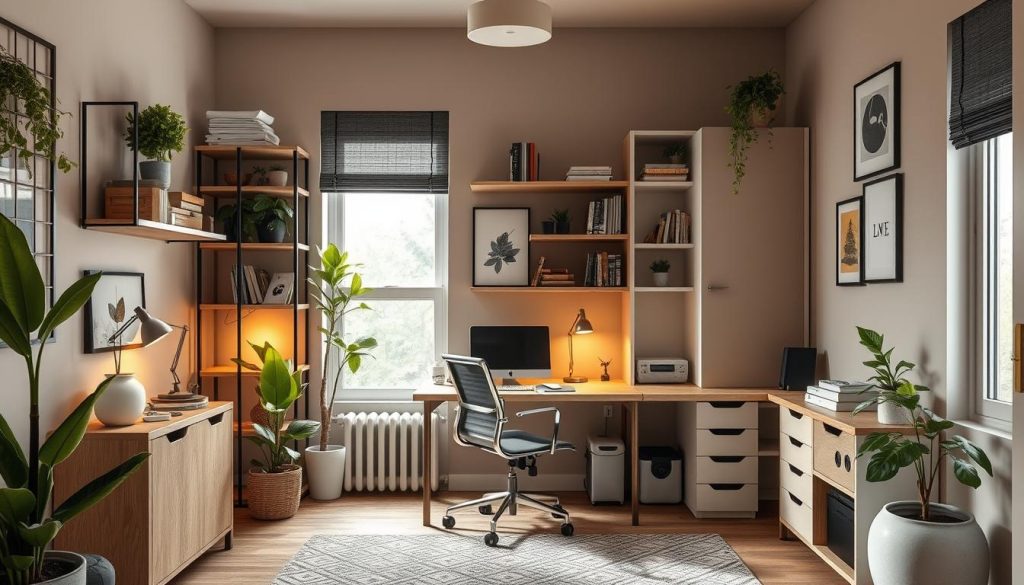 compact home office storage