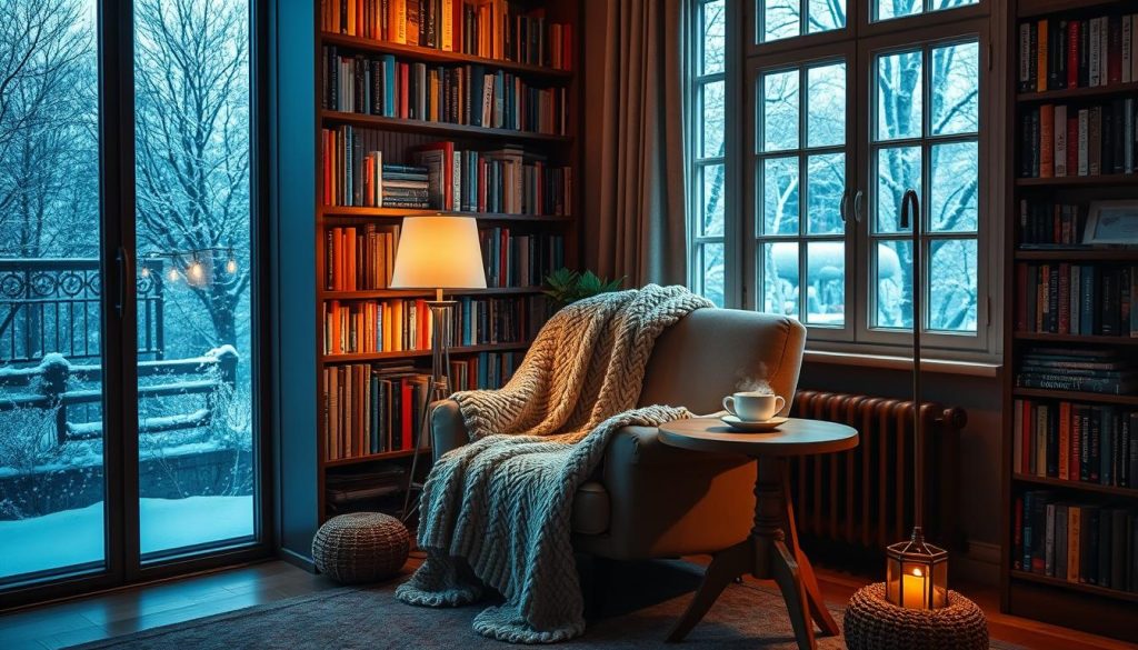 cozy reading nook