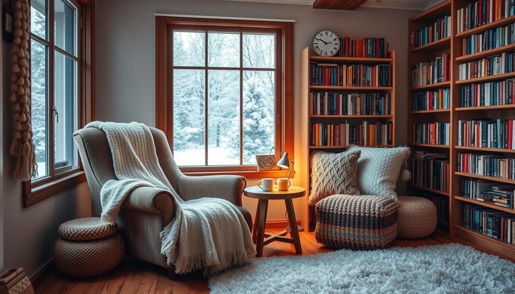 cozy reading nook