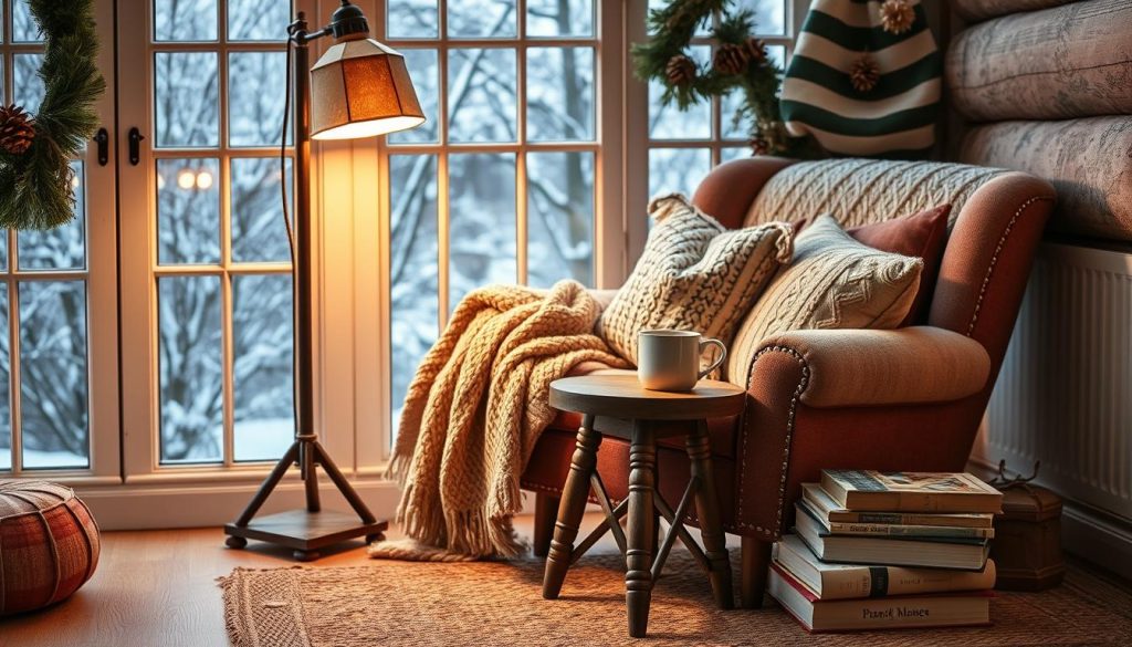 cozy reading nook