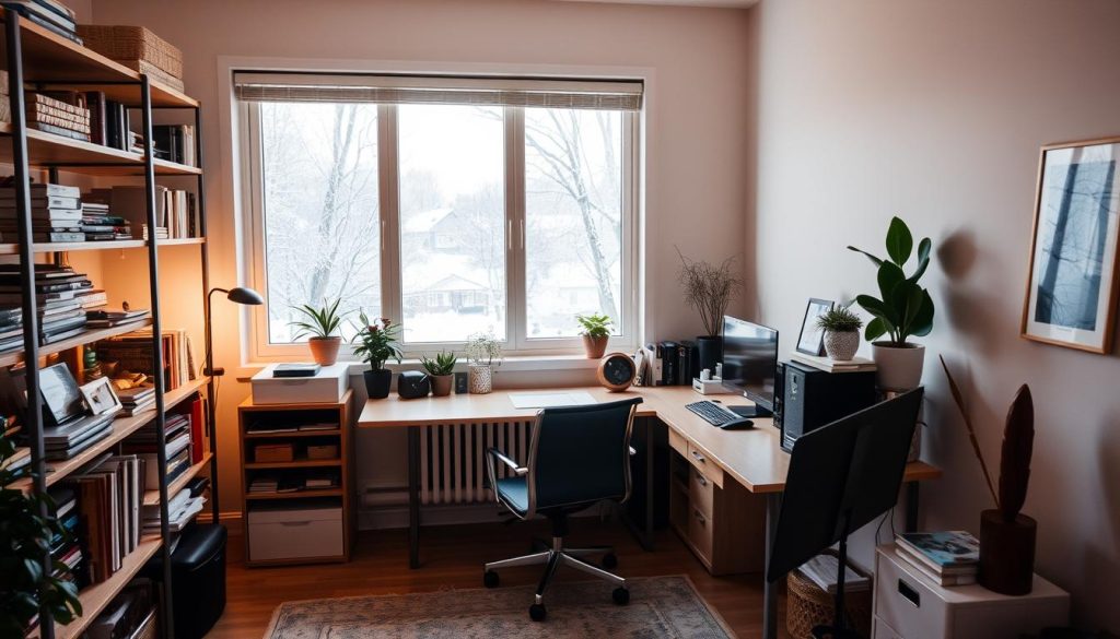 decluttering home office