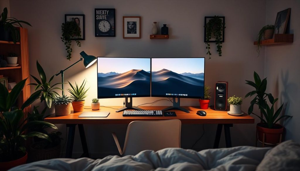 dual monitor setup