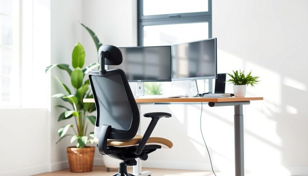 ergonomic workspace