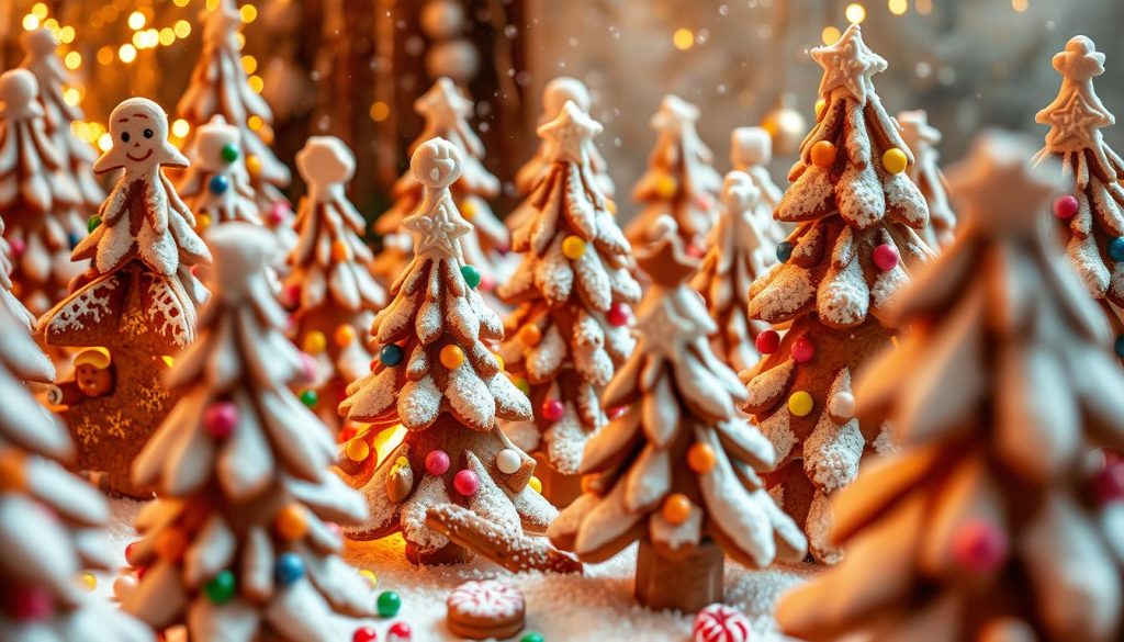 gingerbread tree forest