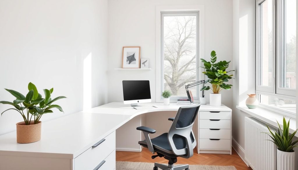 minimalist home office