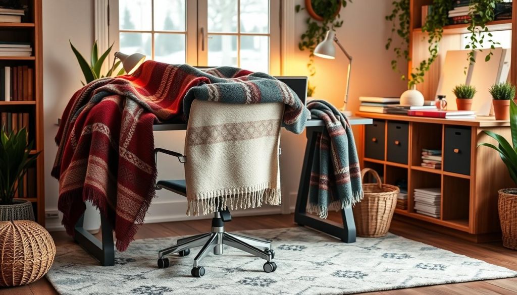 patterned blankets