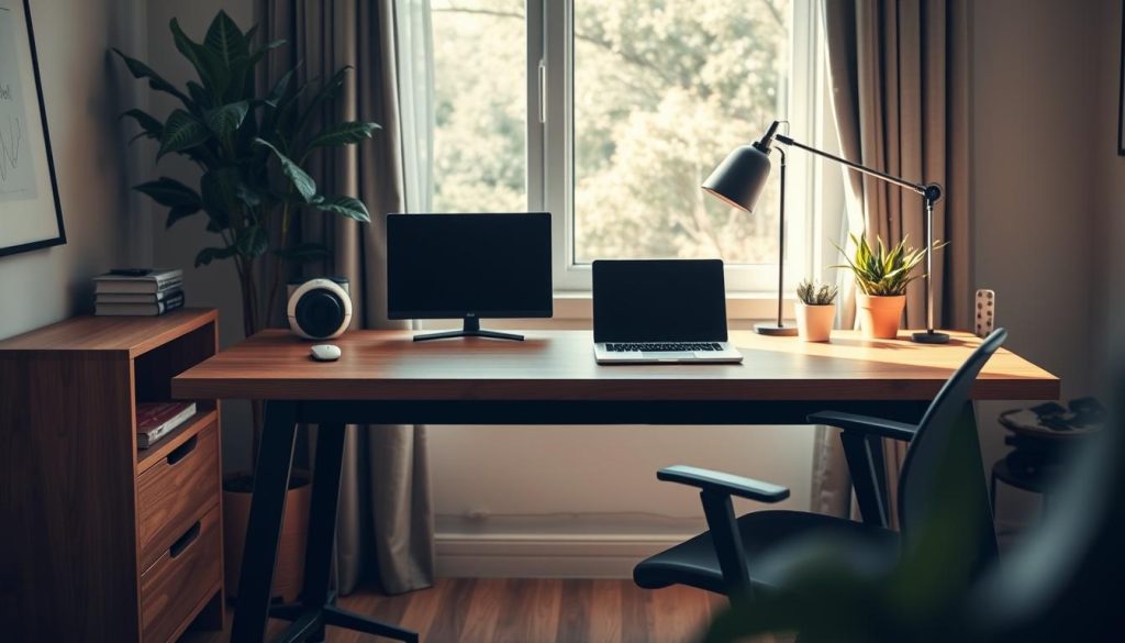 sitting desk