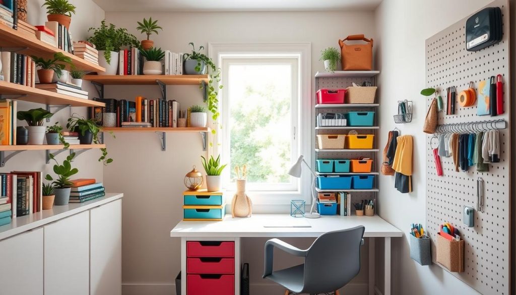 small home office organization