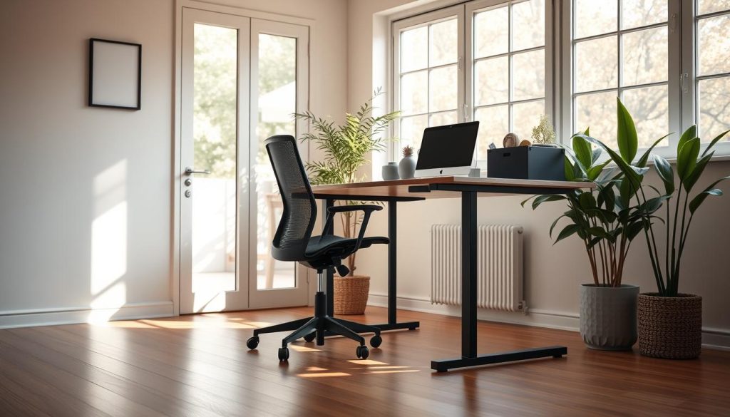 standing desk placement