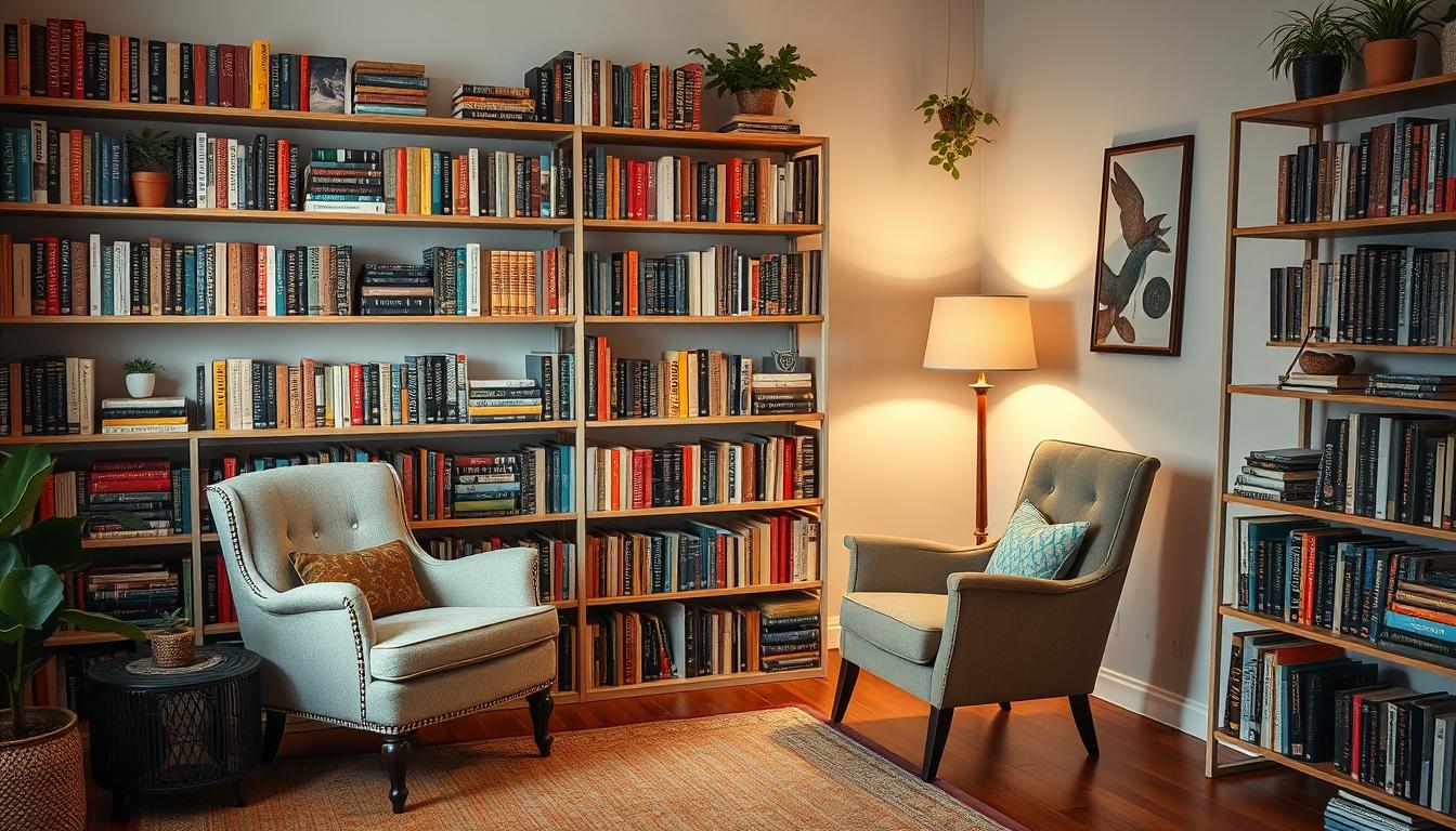 Aesthetic Book Display at Home