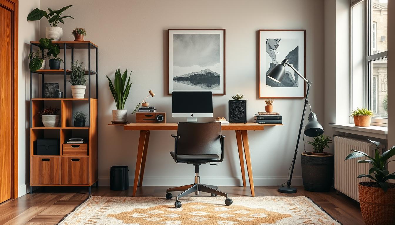 Budget-Friendly Men's Office Decor