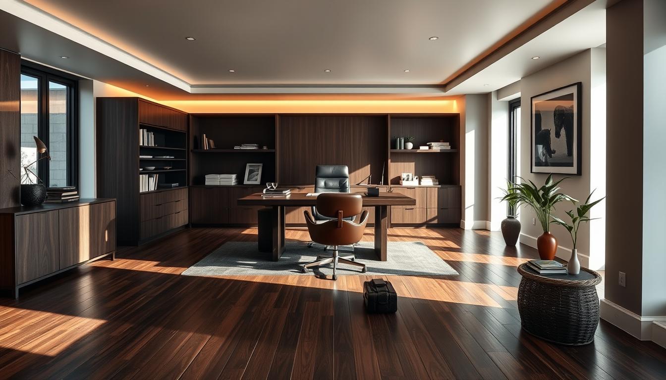 Ideal Flooring for Masculine Offices