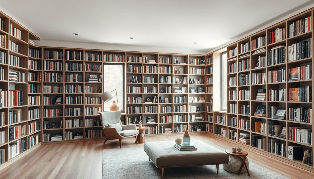 Basic Modern Library What Are Modern Home Library Trends?