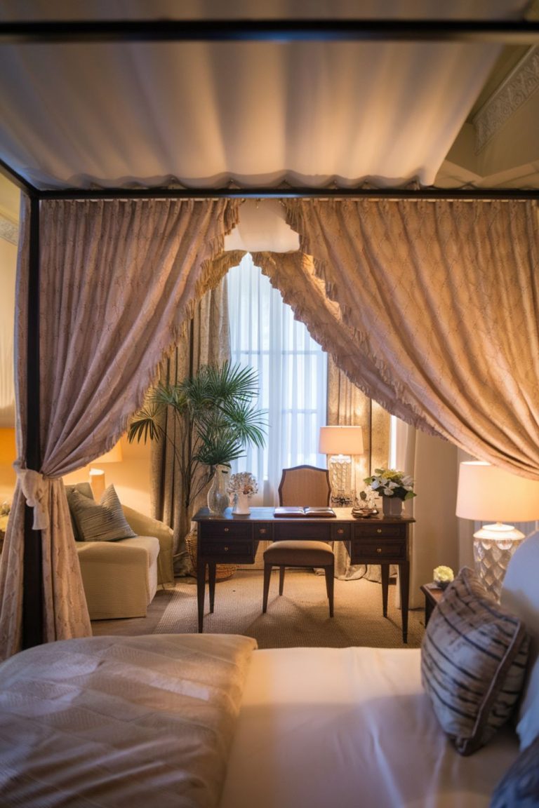 Image showcasing Home Office Bedroom Combo