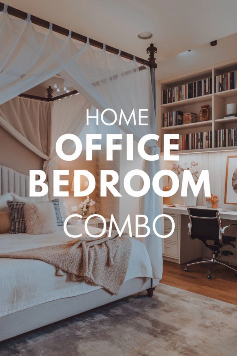 Home Office Bedroom Combo
