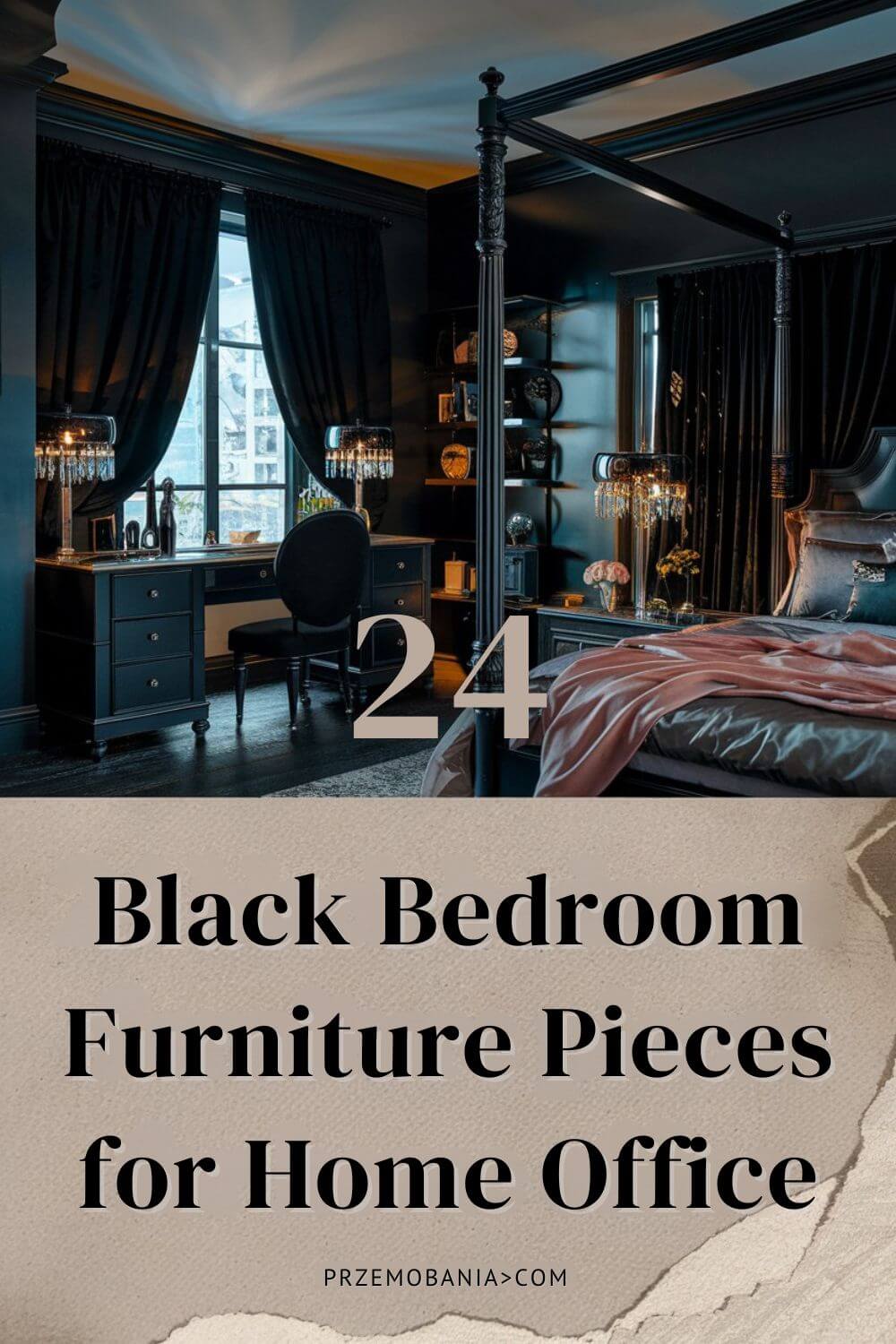 24 Black Bedroom Furniture Pieces for Home Office