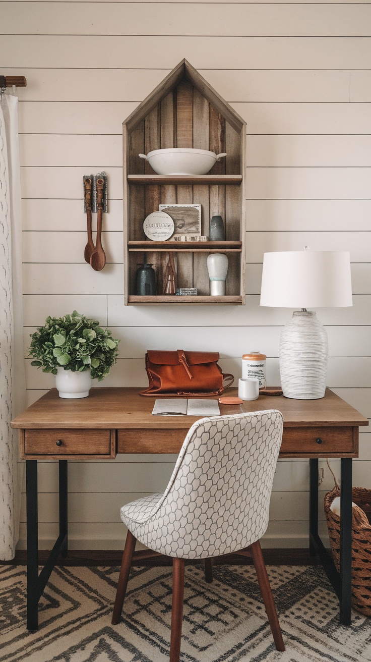 A cozy desk in a sunlit room featuring two laptops, a cup of tea, and flowers.