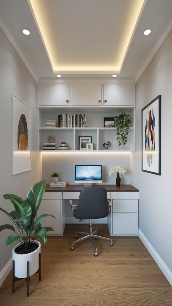 48 Modern Home Office Design Ideas You’ll Love - Small Modern Apartment Home Office Organization Ideas