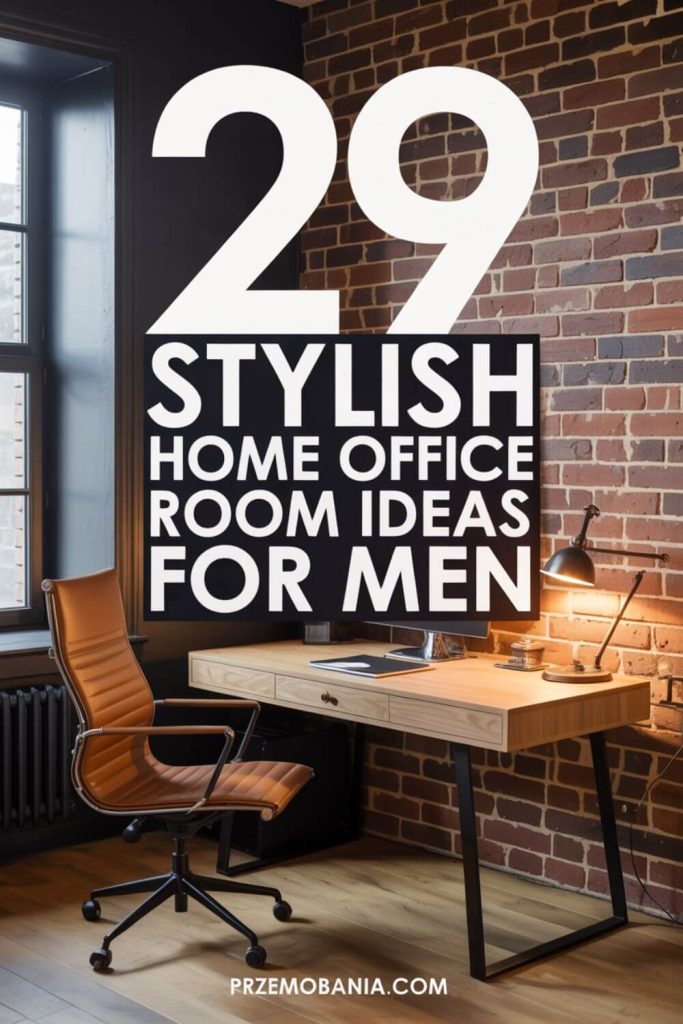 29 Stylish Office Room Ideas at Home For Men