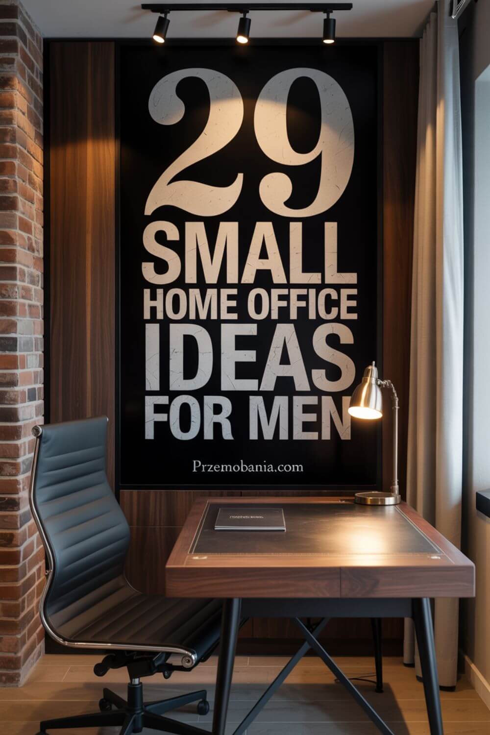 29 Small Home Office Ideas for Men to Maximize Space
